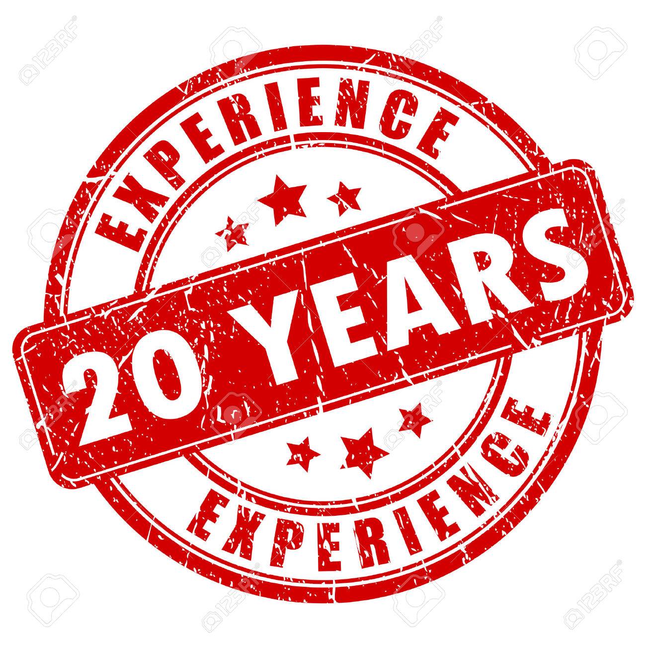 20 ANS D'EXPÉRIENCE